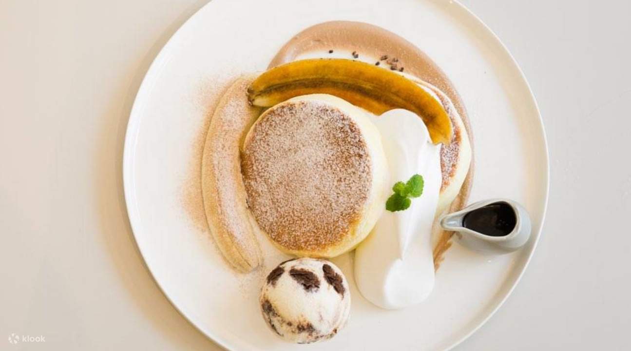 ソウル ポーリン・パンケーキのバナナ